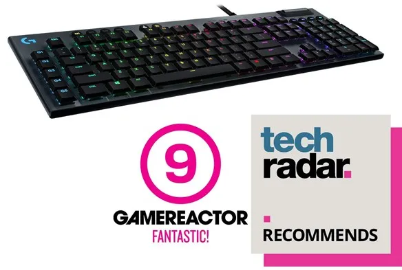 Logitech G815 LIGHTSYNC RGB GL Clicky - US - Gamingtangentbord - Amerikansk engelska - Svart
